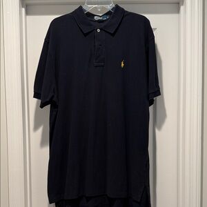 Polo by Ralph Lauren Men's Dark Blue Polo Shirt